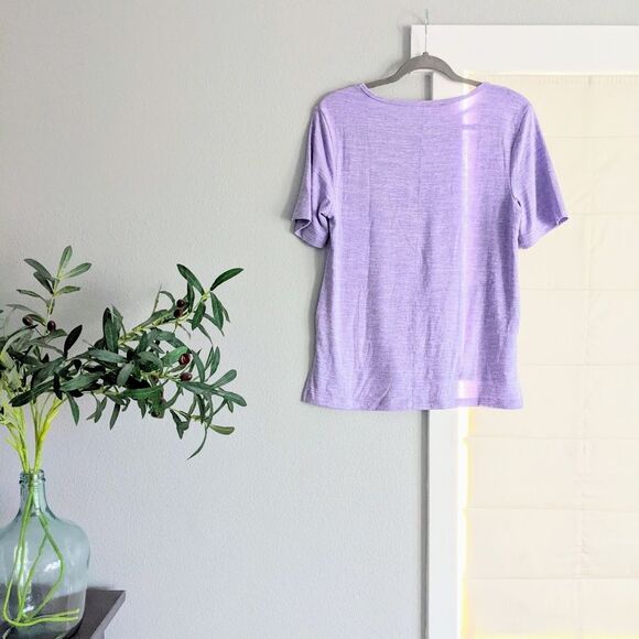 ⭐Purple Banana Republic Soft Short Sleeve Shirt Small ⭐ - Picture 3 of 9